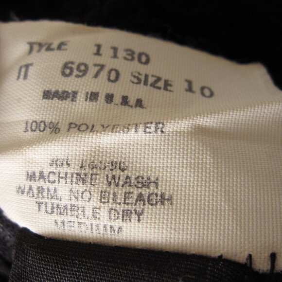 Vintage 70s Square Dance Circle Dress Black Pink Western Rockabilly 28" Waist US - Picture 6 of 6